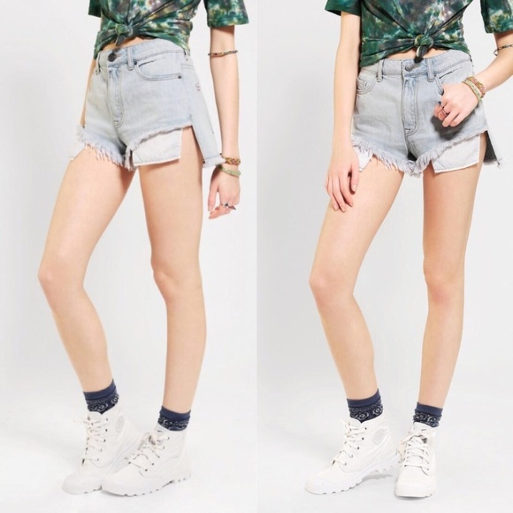 BDG HIgh Rise Lou Hi-Low Shortie Short Sz 28